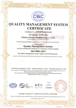 ISO 9001 Certificate